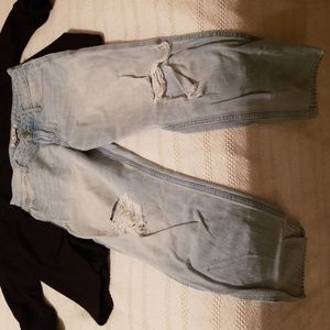 Hollister ripped jeans